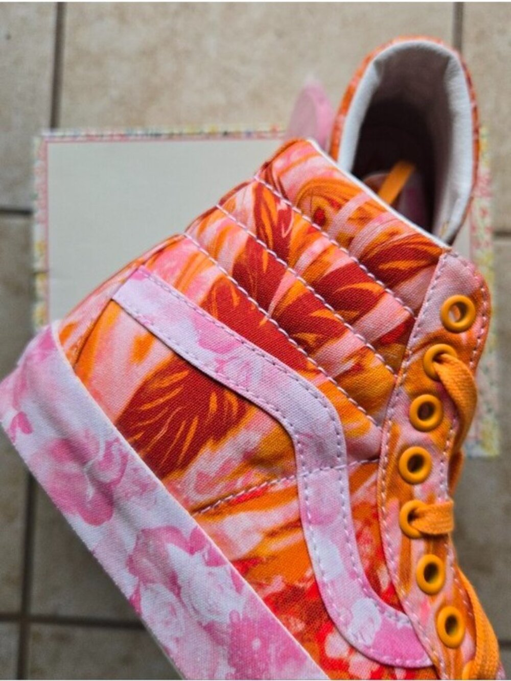 Vans Sk8 Hi Dx Women Size 5 Collina Strada Swirl Multicolor Canvas 0926 - Picture 3 of 7